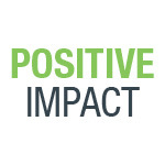 Positive impact logo