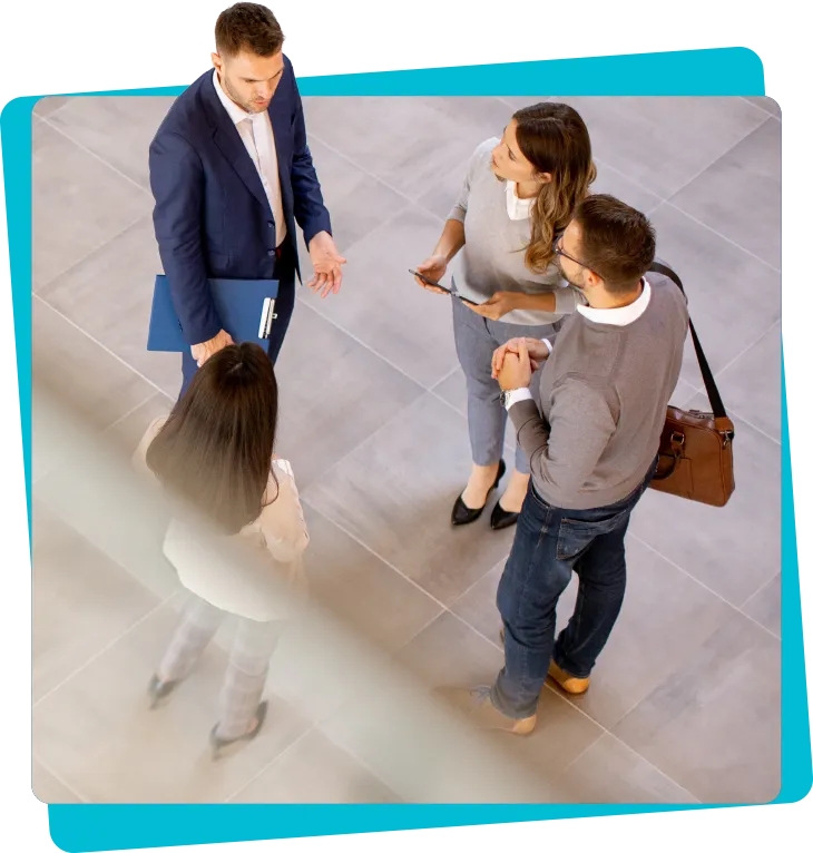 Talent Trends 2026 Już wkrótce: Obraz przedstawiający grupę osób zgromadzonych w profesjonalnym ubiorze